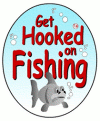 Get hooked on fishing logo