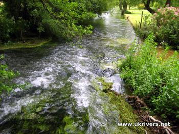 River Test at Mottisfont, Hampshire, England.