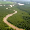 Aerial of Crystal River National Wildlife Refuge