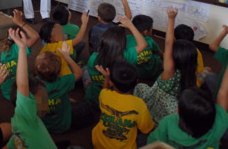 Children in a schoolroom