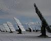 Solar panels at at the SunEdison photovoltaic power plant near Alamosa