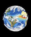 Satellite Image of Earth's Interrelated Systems and Climate