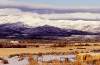 Global warming predictions indicate the amount of snowmelt and runoff in river basins