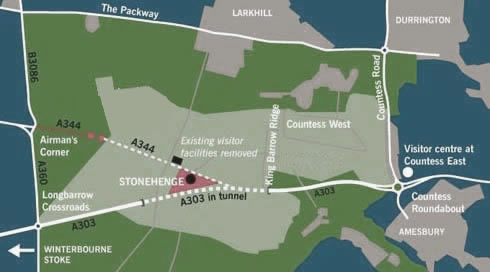 Latest Stonehenge scheme map